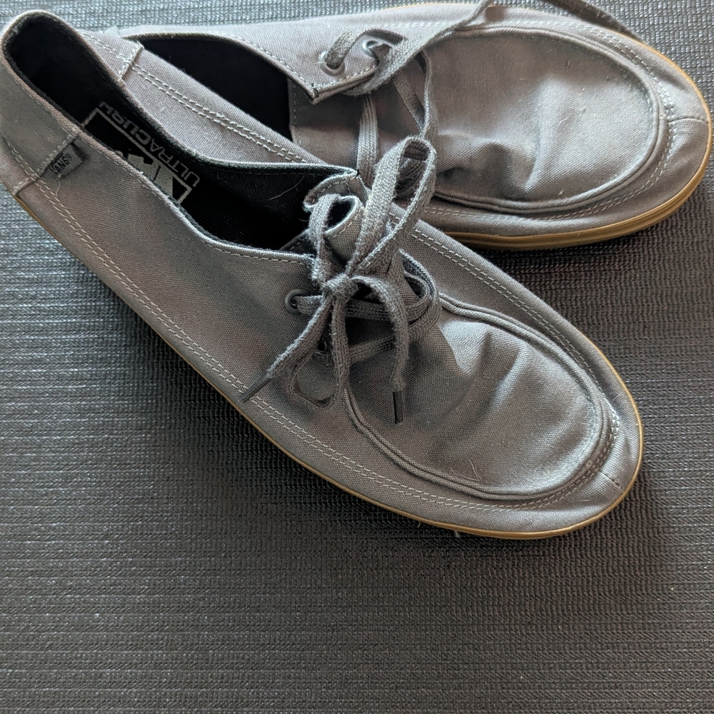Vans Gray Slide Ons Mens Size 9